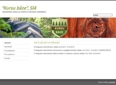 Kursu bāze, SIA